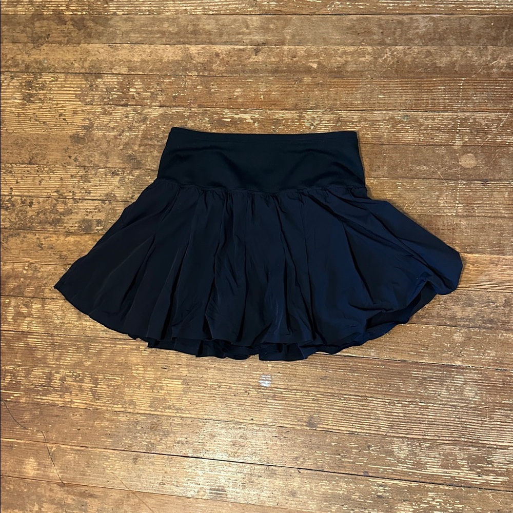 Black Flared Skirt